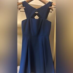 BCBG NWT cutout blue dress